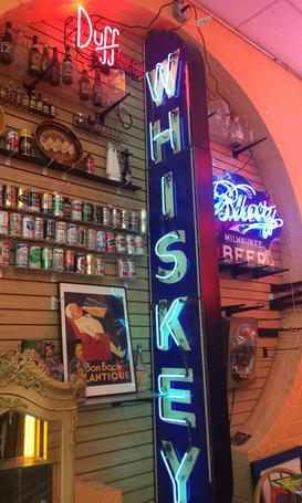 neon signs whiskey porcelain sign louisville kentucky